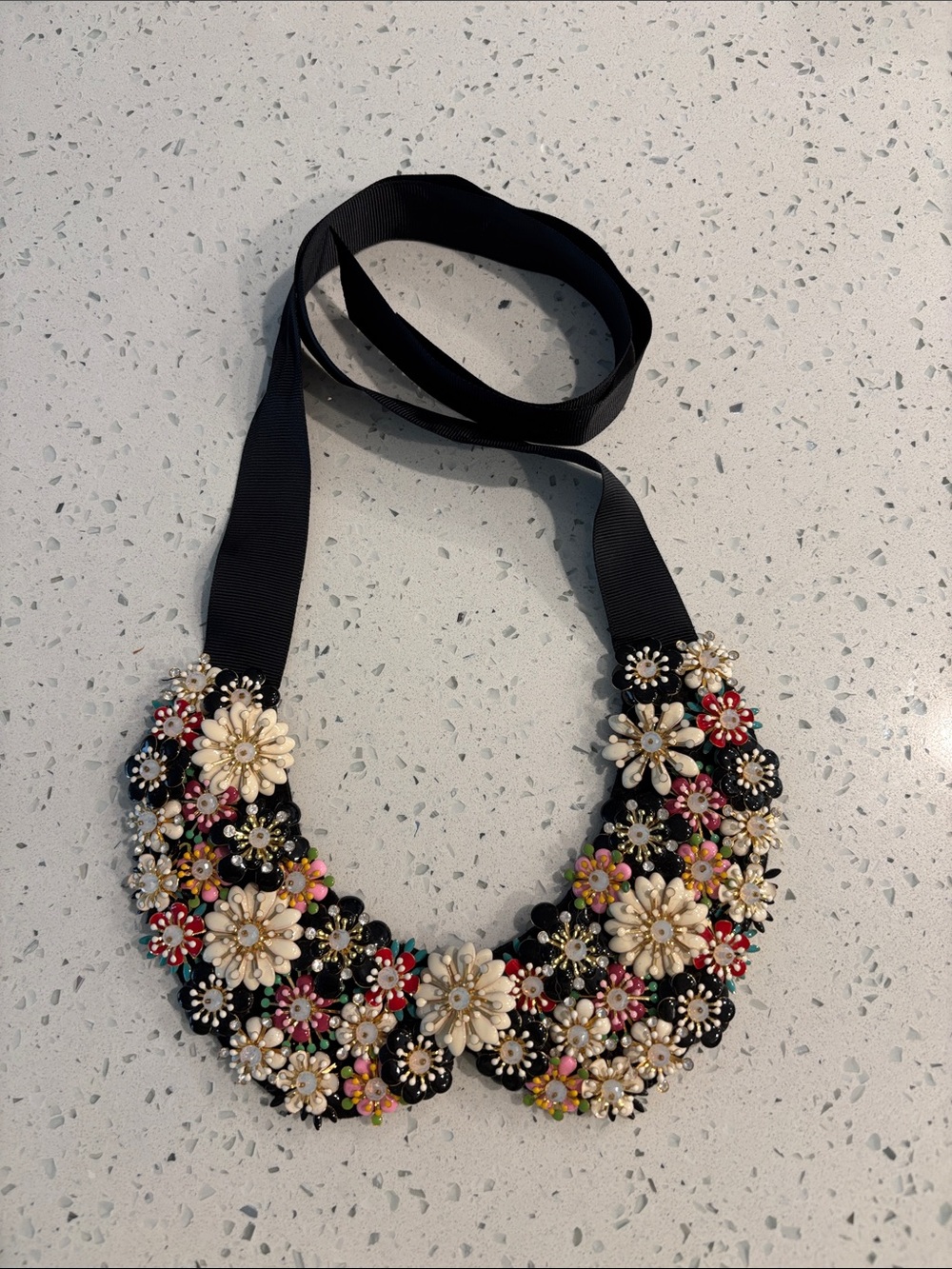 Anne Fontaine Floral Collar